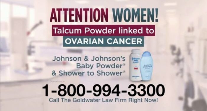 Goldwater Law Firm TV Commercial, 'Talcum Powder and Ovarian Cancer ...
